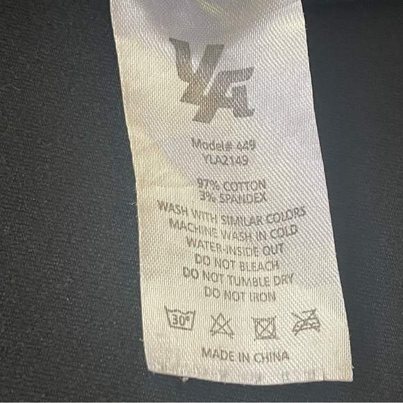 YoungLA Pantone Drip 449 Washed Drip Tee Black Double Sided Cotton Spandex L - Picture 8 of 10